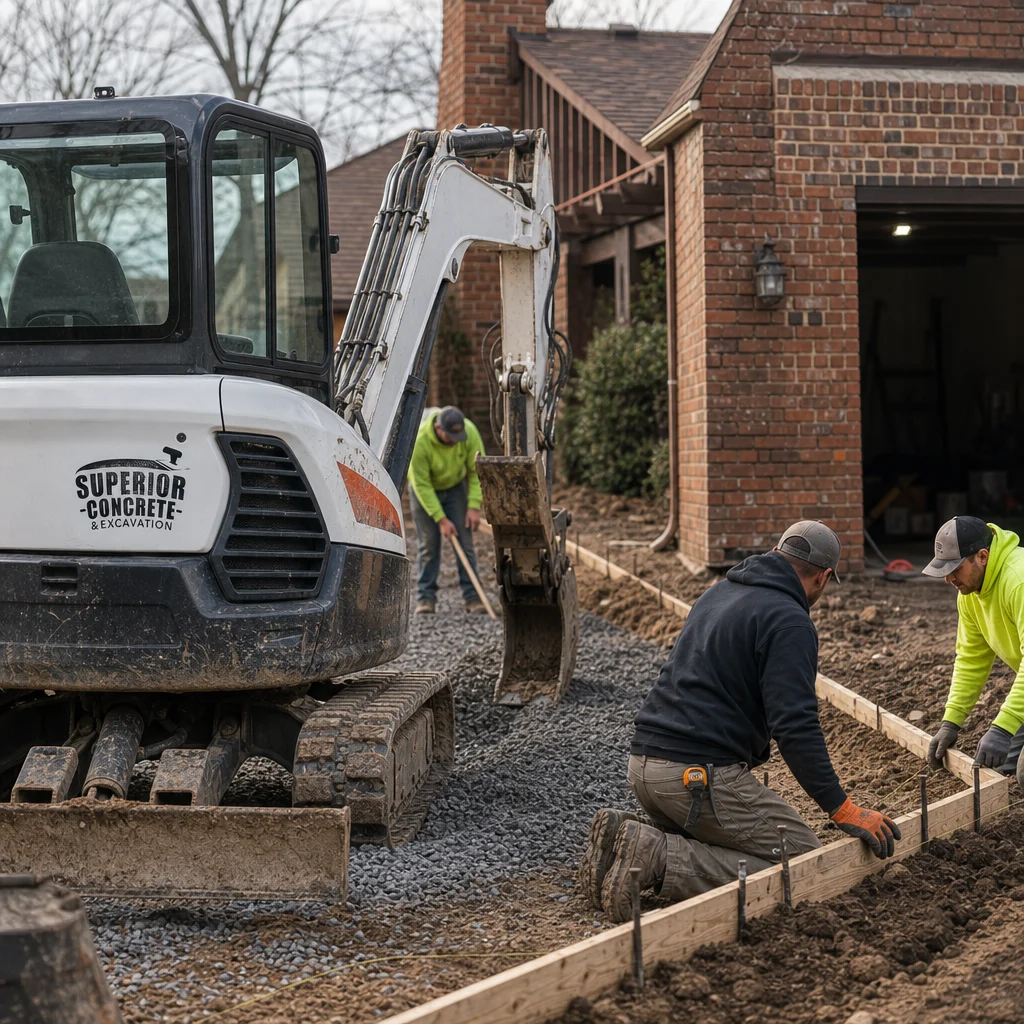 Superior Concrete & Excavation: Concrete and excavation